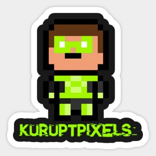 KuruptPixels Logo Sticker